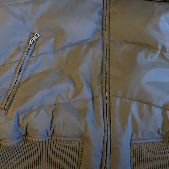 New York & Company Winter coat with fur lined hood size Large - Picture 3 of 8